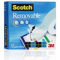 Scotch 811 Magic Tpe 19MMX33M Rmvabl - Removable Tape - Invisible Tape