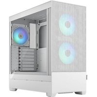Fractal Design Pop Air Tempered Glass Mid-Tower ATX Gaming PC Case - RGB White TG Clear Tint