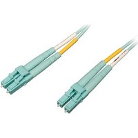 Tripp Lite N820-02M-OM4 10Gb/100Gb Duplex Multimode 50/125 OM4 LSZH Fiber Patch Cable (LC/LC) - Aqua 2M (6 ft.). Cable length: 2 m Fibre optic type: OM4 Connector 1: LC Connector 2: LC Core diameter: 50 m Full duplex