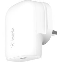 Belkin BoostCharge. Charger type: Indoor Power source type: AC Charger compatibility: Universal USB Type-C ports quantity: 1. Product colour: White