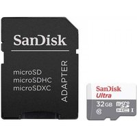 SanDisk Ultra Lite MicroSDHC Class 10 UHS-I 100MB/s Card with adapter- 32GB