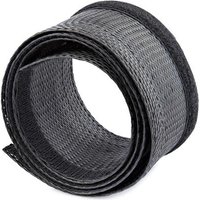 StarTech.com 10ft (3m) Cable Management Sleeve, Trimmable Heavy Duty Cable Wrap, 1.2" (3cm) Dia. Polyester Mesh Computer Cable Manager/Protector/Concealer, Black Cord Organizer/Hider