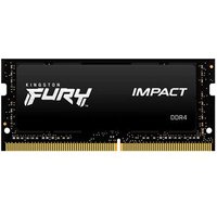 Kingston Technology FURY 32GB 3200MT/s DDR4 CL20 SODIMM Impact 32 GB 1 x 32 GB DDR4 260-pin SO-DIMM Black