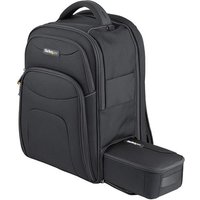 Startech 15.6" Laptop Backpack with Removable Accessory Organizer Case - Professional IT Tech Backpack for Work/Travel/Commute - Ergonomic Computer Bag - Durable Ballistic Nylon - Notebook/Tablet Pockets - notebook carrying backpack
