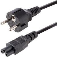 StarTech 3m (10ft) Laptop Power Cord, EU Schuko to C5, 2.5A 250V, 18AWG, Notebook / Laptop Replacement AC Cord, Printer/Power Brick Cord, Schuko CEE 7/7 to Clover Leaf IEC 60320 C5 - Laptop Charger Cable (753E-3M-POWER-LEAD) - power cable - power CEE 7/7
