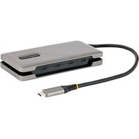Startech 4-Port USB-C Hub, 4x USB-C Ports, USB 3.1 10Gbps, Portable USB C Hub with 100W Power Delivery Pass-Through, Portable USB Type C Hub w/ 9.8in (25cm) Wrap-Around Cable - USB Expansion Hub (HB31CM4CPD3) - hub - 4 ports