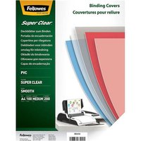 Fellowes Clear Pet Binding Cover 200 Micron A4 (Pack 100) 5384701