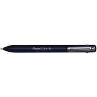 Pentel IZEE 4 Colour Ballpoint Pen Everyday 1.0mm Tip 0.5mm Line (Pack 12) BXC470-DC
