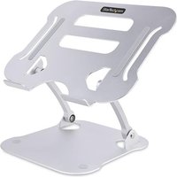 Startech Laptop Stand for Desk, Ergonomic Laptop Stand Adjustable Height, Aluminum, Portable, Supports up to 22lb (10kg), Foldable Laptop Holder for Desk - Angled Notebook Computer Riser/Lift (ADJ-LAPTOP-RISER) - notebook stand