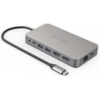 Targus DUEL HDMI 10-IN1 USB 3.2 Gen 1 (3.1 Gen 1) Type-C Stainless steel