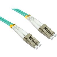 Cables Direct FB4M-LCLC-010D fibre optic cable 1 m LC OM4 Aqua colour