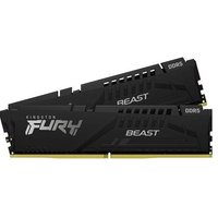 Kingston Technology FURY Beast 64GB 6000MT/s DDR5 CL36 DIMM (Kit of 2) Black EXPO. Component for: PC Internal memory: 64 GB Memory layout (modules x size): 2 x 32 GB Internal memory type: DDR5 Memory form factor: 288-pin DIMM CAS latency: 36