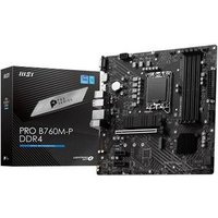 MSI PRO B760M-P DDR4 Intel LGA 1700 Intel Celeron Intel Pentium Gold LGA 1700 DDR4-SDRAM 128 GB
