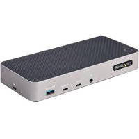 Startech USB-C Triple Monitor Docking Station - HDMI/DP Triple 4k USB-C Dock - 5x USB Hub - GbE - 100W PD - Universal Multi Monitor Docking Station - Thunderbolt 3/4 Compatible (116U-USBC-DOCK) - docking station - USB-C 3.2 Gen 2 - 2 x HDMI, 2 x DP - 1GbE