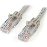 StarTech.com Cat5e Patch Cable with Snagless RJ45 Connectors - 1m Gray