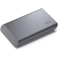 LaCie Mobile SSD Secure Thunderbolt technology 2 TB USB Type-C 3.2 Gen 2 (3.1 Gen 2) Grey