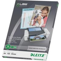 Leitz iLAM Ultra-premium Glossy A4 Laminating Pouches with UDT 80 microns. Pack of 100.