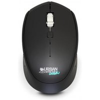 Urban Factory CYCLEE: WIRELESS 2.4GHZ MOUSE WITH USB-A/USB-C Mini Receivers Ambidextrous RF Wireless 1600 DPI Black
