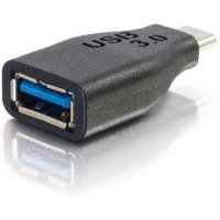 C2G USB 3.0 (USB 3.2 Gen 1) USB-C to USB-A Adapter Converter M/F - Black. Connector 1: USB C Connector 2: USB A Connector contacts plating: Nickel. Product colour: Black