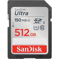 SanDisk Ultra SDXC Memory Card 150MB s UHSI Class 10 512GB