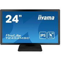 iiyama ProLite T2452MSC-B1 computer monitor 60.5 cm (23.8") 1920 x 1080 pixels Full HD LCD Touchscreen Multi-user Black