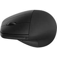 HP 925 Ergonomic Vertical Mouse. Form factor: Right-hand Vertical design. Device interface: RF Wireless + Bluetooth Movement resolution: 4000 DPI Buttons quantity: 6 Scroll type: Wheel. Power source: Batteries. Product colour: Black