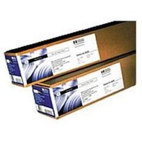 HP Special Inkjet Paper-610 mm x 45.7 m (24 in x 150 ft). Finish type: Matte Media weight: 90 g/m Weight: 2.79 kg. Package weight: 3.35 kg. Package dimensions (WxDxH): 111 x 111 x 651 mm