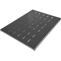 Intellinet 19" Fixed Shelf 1U 600mm Depth Heavy-Duty Max 100kg Black. Type: Rack shelf Housing material: Steel Product colour: Black. Weight: 3 kg