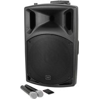 QTX QXPA-plus Portable PA with UHF, USB/SD/FM & Bluetooth (15in Driver)