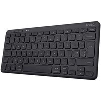 Trust Lyra keyboard Office USB + RF Wireless + Bluetooth QWERTY UK English Black