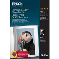 Epson Premium Glossy Photo Paper - A4 - 15 Sheets - Resin Coated Paper - High-Quality Prints