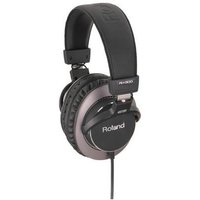 Roland RH-300 headphones/headset Wired Head-band Music Black. Brown