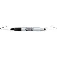 Sharpie Twin Tip permanent marker Fine tip Black 12 pc(s)