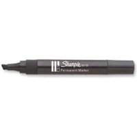 Sharpie W10 Permanent Marker Chisel Tip 1.5-5mm Line Black Pack 12 -