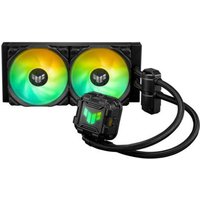 ASUS TUF Gaming LC II 240 ARGB Processor Liquid Cooling kit 12 cm Black - 90RC00U1-M0UAY0