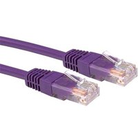 Cables Direct URT-610V networking cable Violet 10 m Cat5e U/UTP (UTP)
