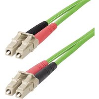 Startech 7m (22ft) LC to LC (UPC) OM5 Multimode Fiber Optic Cable, 50/125µm Duplex LOMMF Zipcord, VCSEL, 40G/100G, Bend Insensitive, Low Insertion Loss, LSZH Fiber Patch Cord - patch cable - 7 m - 7 m - green