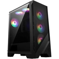 MSI MAG FORGE 120A AIRFLOW Tempered Glass Mid Tower ATX Gaming PC Case - Black