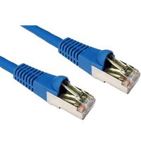 Cables Direct 3m CAT6a. M - M networking cable Blue S/FTP (S-STP)