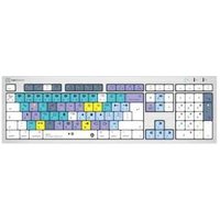Logickeyboard DaVinci Resolve ALBA Slimline - keyboard - Mac - QWERTY - UK - silver Input Device