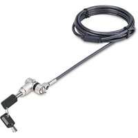 Startech Universal Laptop Lock 6.6ft (2m), Security Cable For Notebook Compatible With Noble Wedge®/Nano/K-Slot; Keyed Locking Cable - Anti-Theft Cut-Resistant Steel Cable (UNIVK-LAPTOP-LOCK) - security cable lock