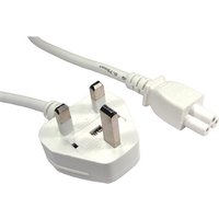 Cables Direct UK - C5 1.8m White C5 coupler