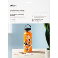 Cricut Printable Waterproof Sticker Set Heat transfer vinyl sheet Smooth heat transfer vinyl 6 sheets