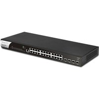 DrayTek VigorSwitch G2282x L2+ Managed 24-Port Gigabit Switch with 4 x 10GbE SFP+ Ports and Power Backup Input