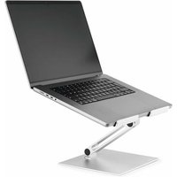 Durable Premium Aluminium Laptop Stand Rise - Contemporary Desktop Stand, Silver