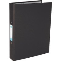 Elba 25mm Ring Binder Paper Over Board A4 Black Pack of 10 400033495