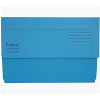 Exacompta Forever Document Wallet Manilla Foolscap Half Flap 300gsm