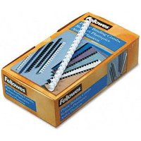 Fellowes Apex 19mm White Plastic Combs Pack of 100 (6203201)