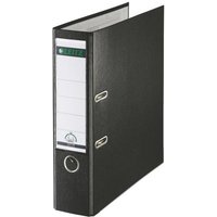 Leitz FSC Lever Arch File Plastic 80mm Spine A4 Black Ref 10101095