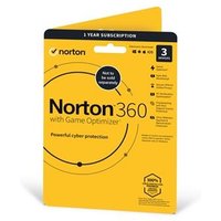 Norton 360 with Game Optimizer 2022, Antivirus software for 3 Devices, 1-year subscription Includes Secure VPN - Security Software - Antivirus